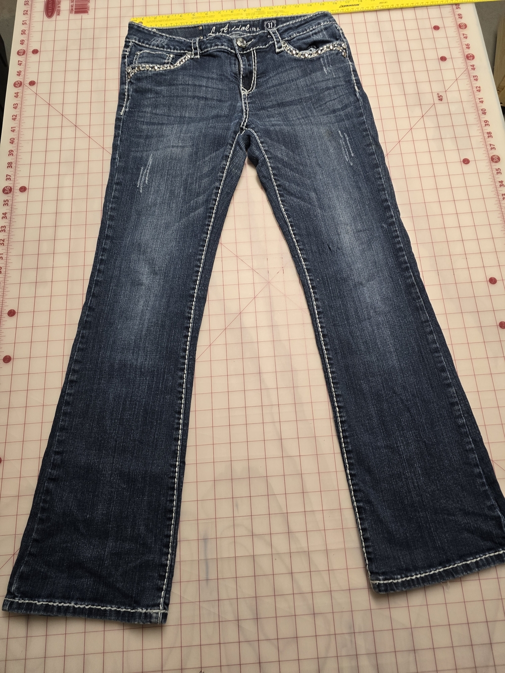 L.A. Idol Women's Dark Wash Bootcut Jeans Size 11